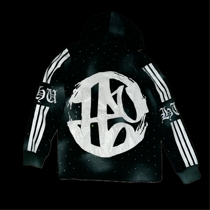 “Rhinestone” Zip up hoodie